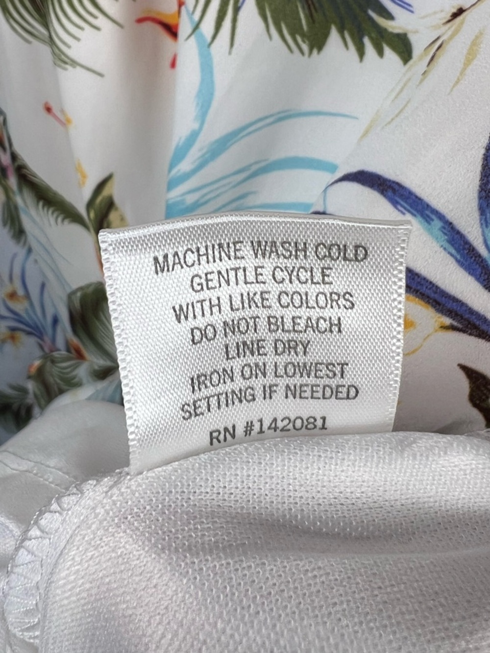 Tropical Dress Spaghetti Strap V Neck Francesca's Miami High Low NWT X Large - Picture 6 of 10